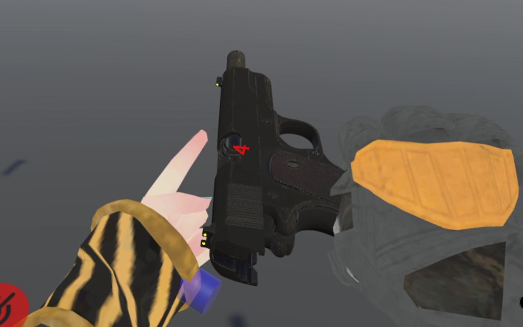 Pistol 1911 VR Interact Able (VRChat)