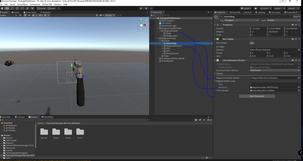 VRChat Magnum/Revolver Logic Udon