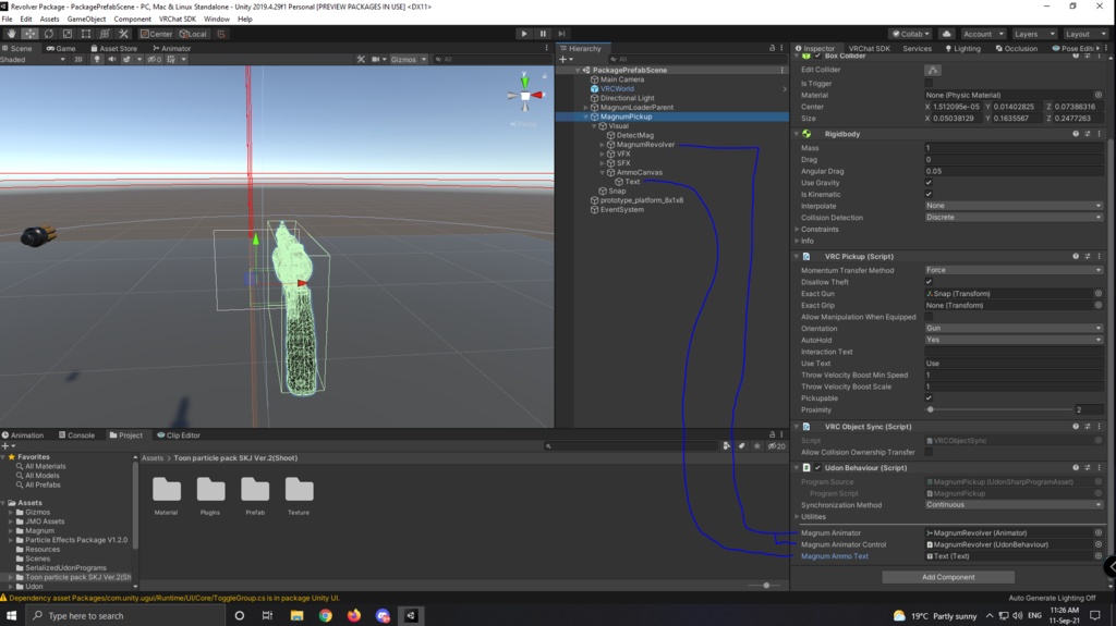 VRChat Magnum/Revolver Logic Udon
