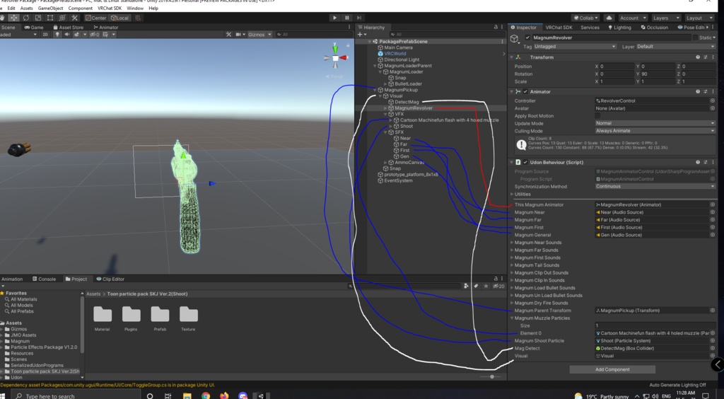 VRChat Magnum/Revolver Logic Udon