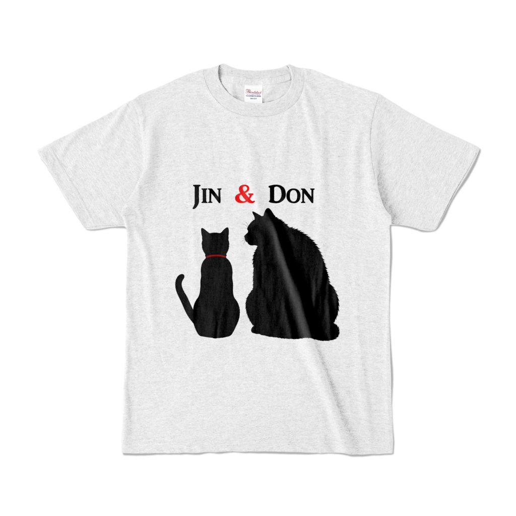 Jin＆Don 黒猫 Tシャツ