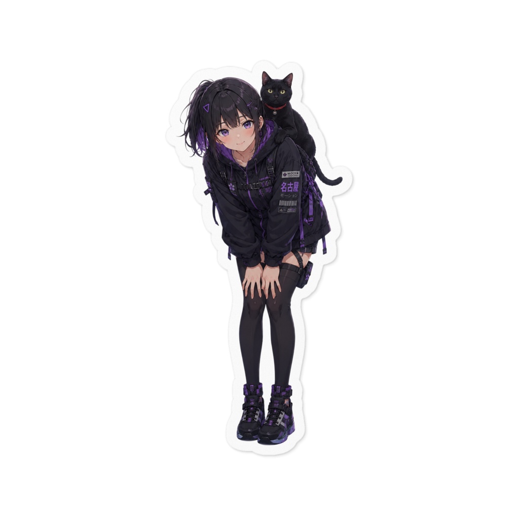 KoshinとKuroneko ステッカー