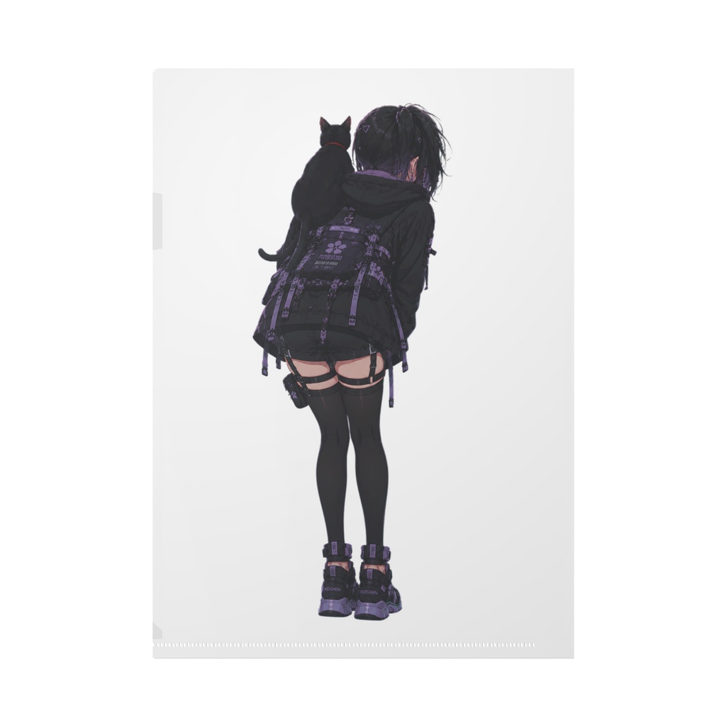 KoshinとKuroneko クリアファイル-A4