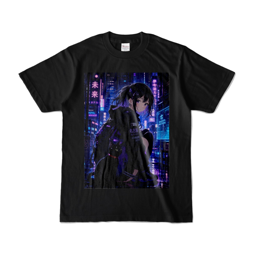 KoshinとKuroneko 街角編カラーTシャツ