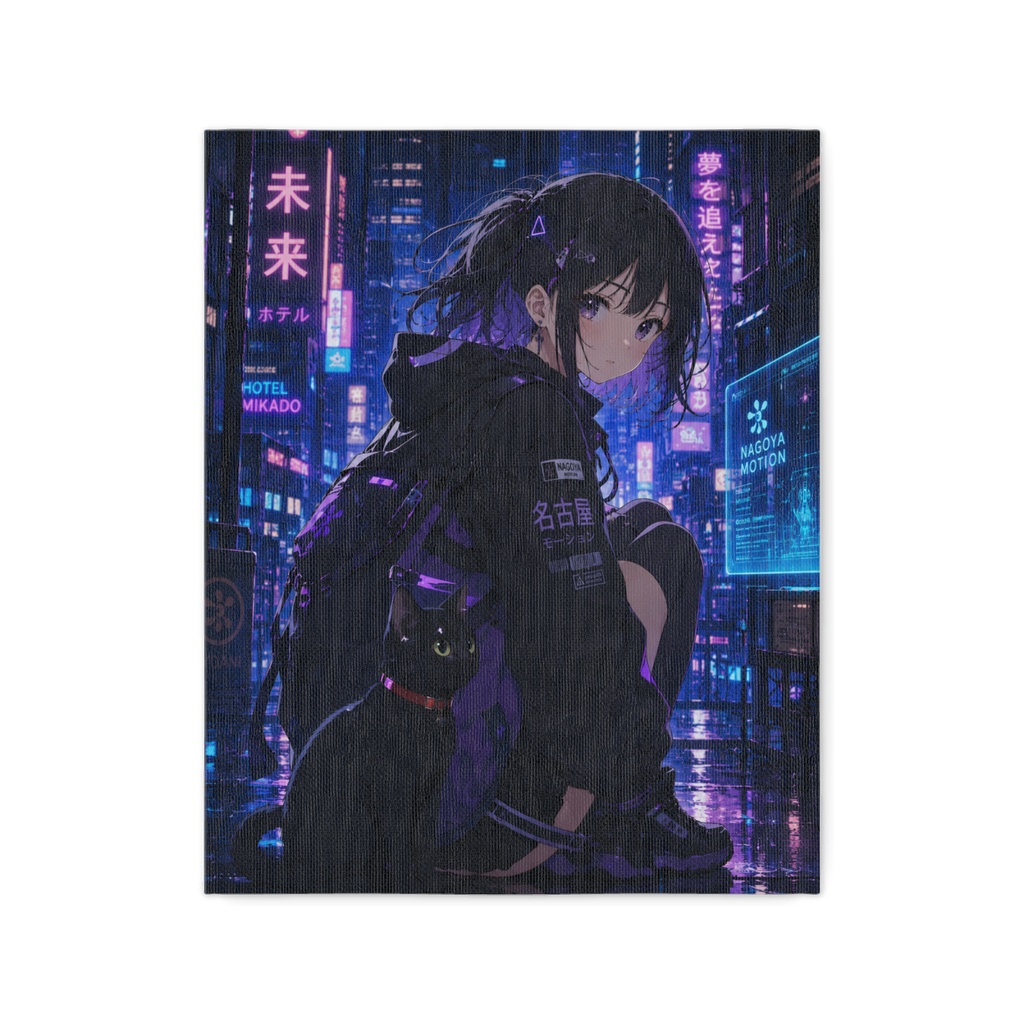 KoshinとKuroneko キャンバス