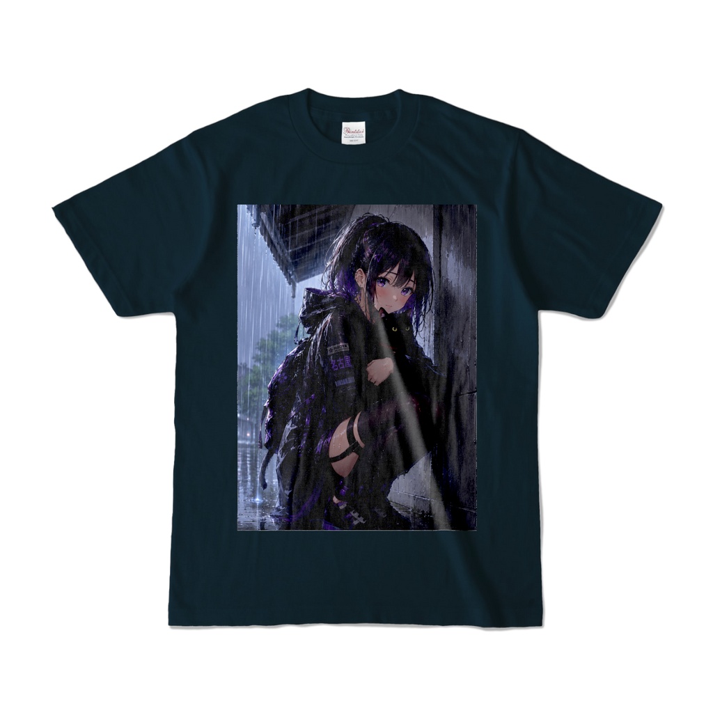 KoshinとKuroneko 雨宿り編カラーTシャツ