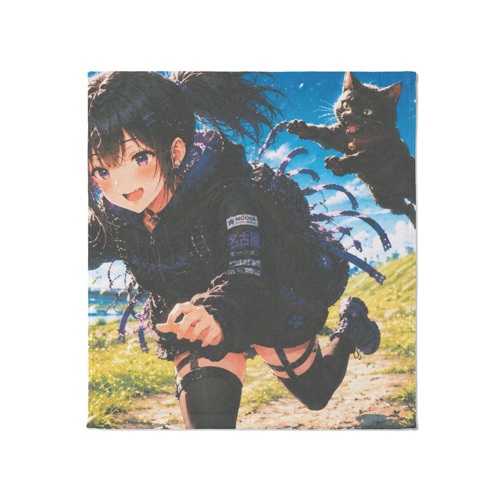 KoshinとKuroneko 河原遊び編タオル