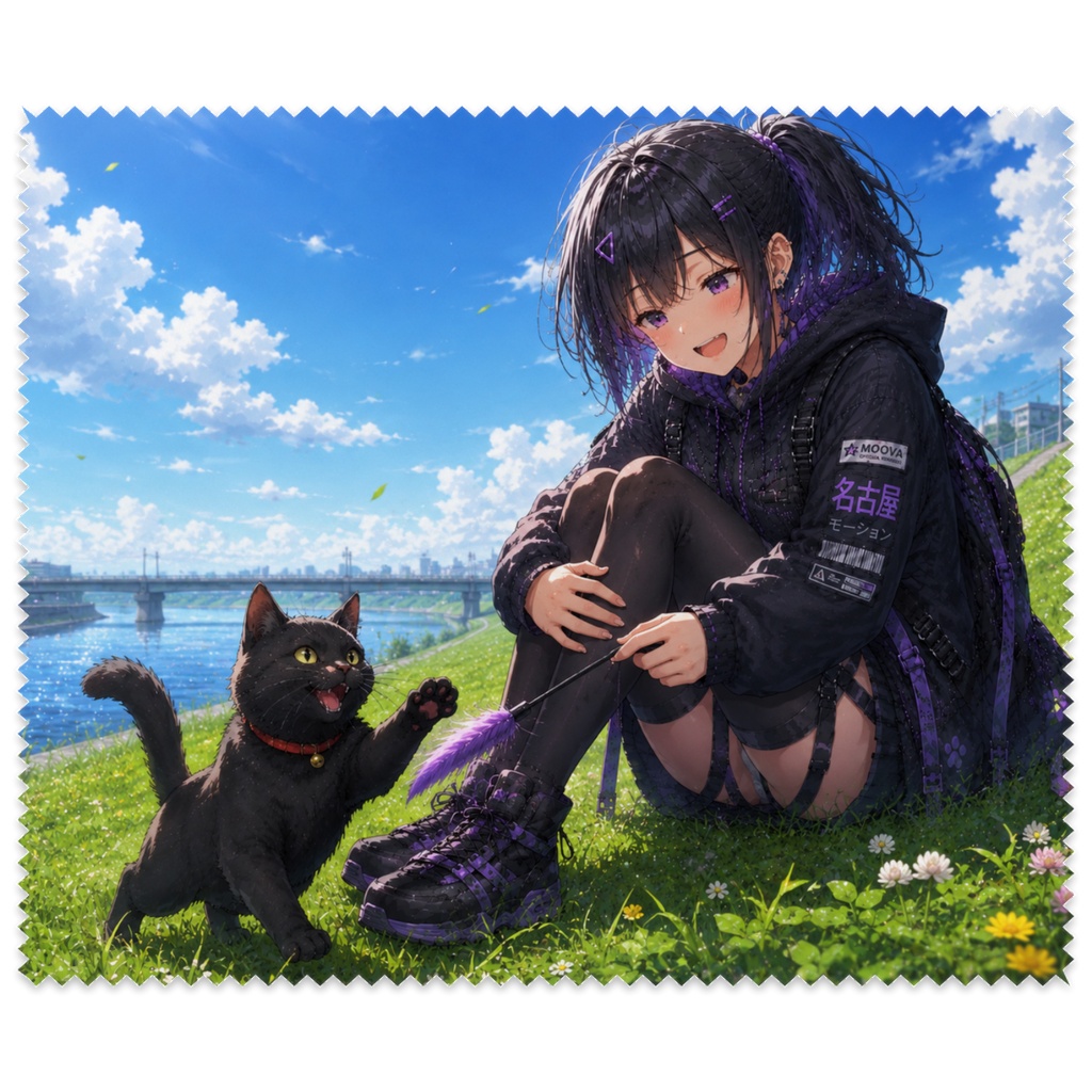 KoshinとKuroneko 河原編メガネ拭き