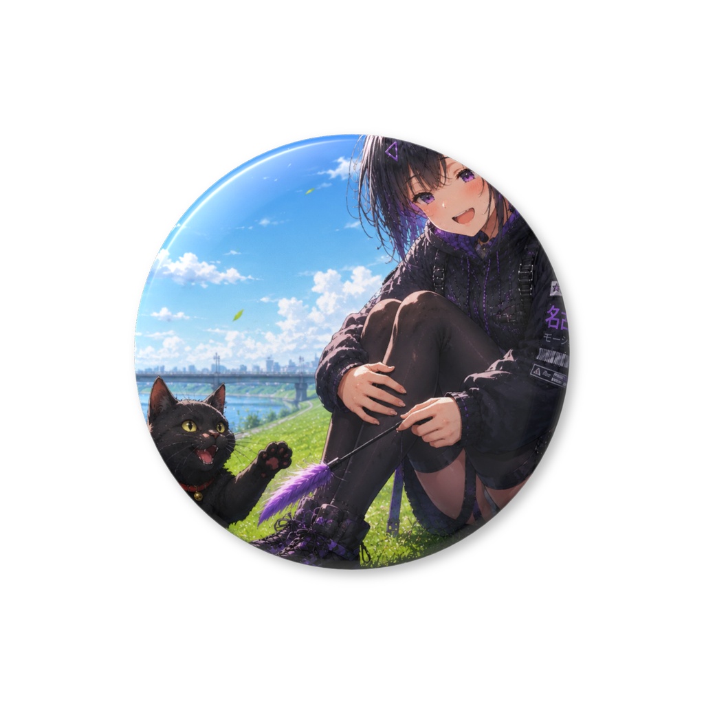 KoshinとKuroneko 河原編缶バッジ