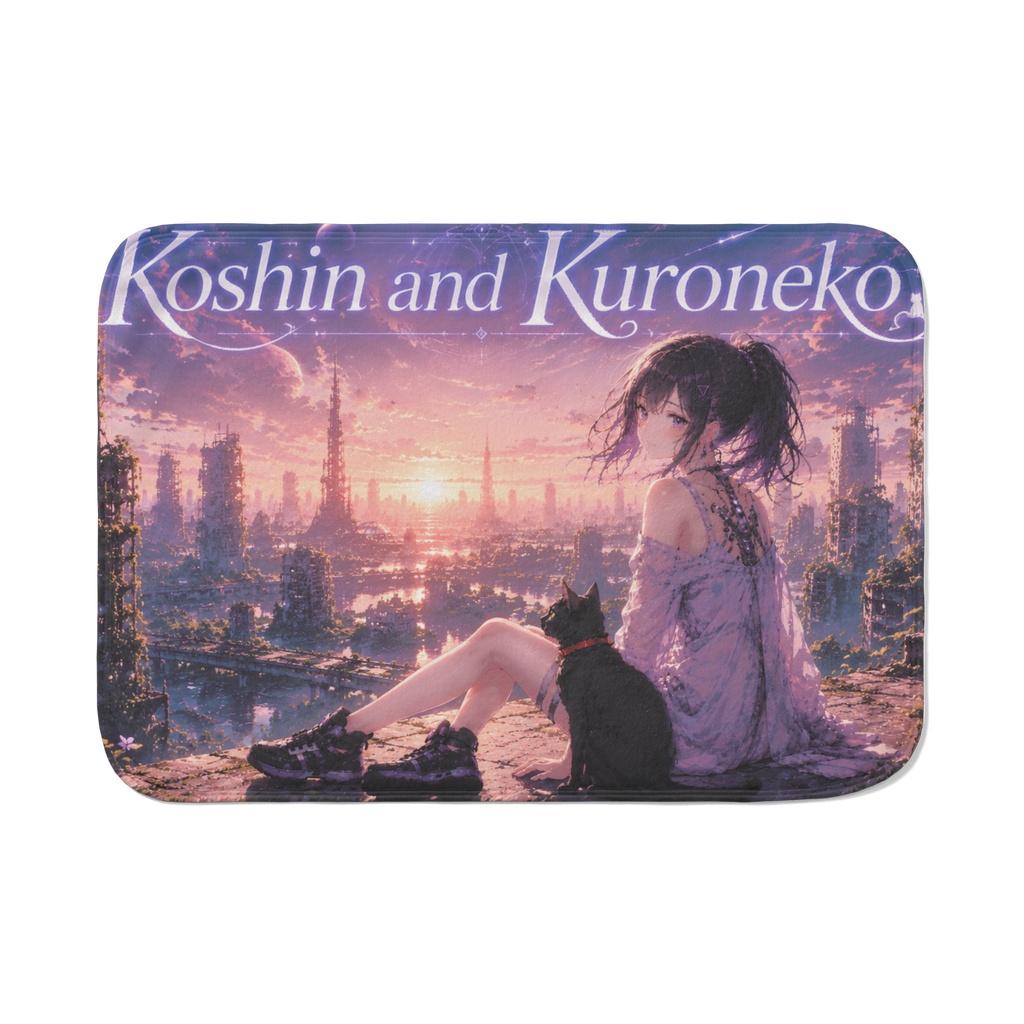 KoshinとKuroneko 未来編ブランケット   Koshin and Kuroneko: Future Edition Blanket