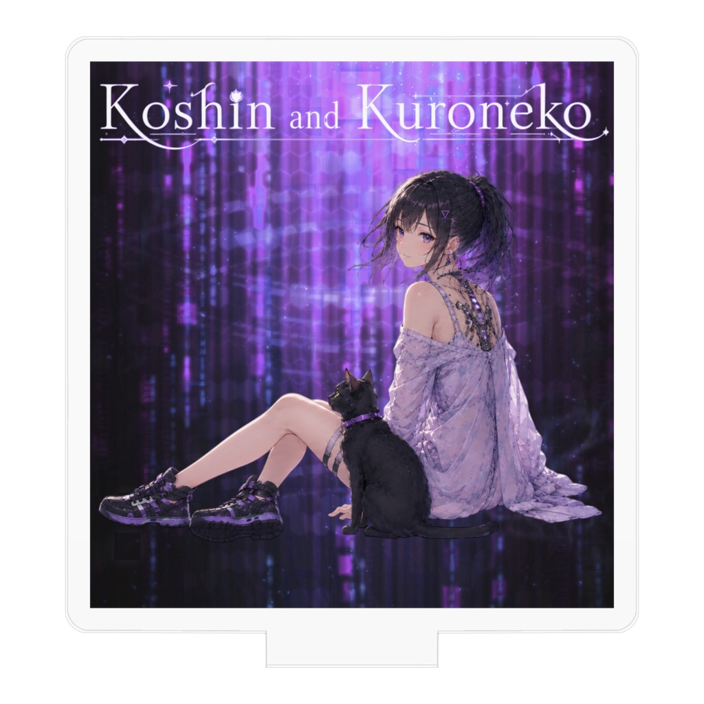KoshinとKuroneko 未来編アクリルフィギュア Koshin and Kuroneko: Future Edition Acrylic Figures