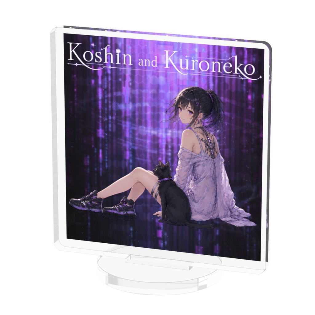 KoshinとKuroneko 未来編アクリルフィギュア Koshin and Kuroneko: Future Edition Acrylic Figures