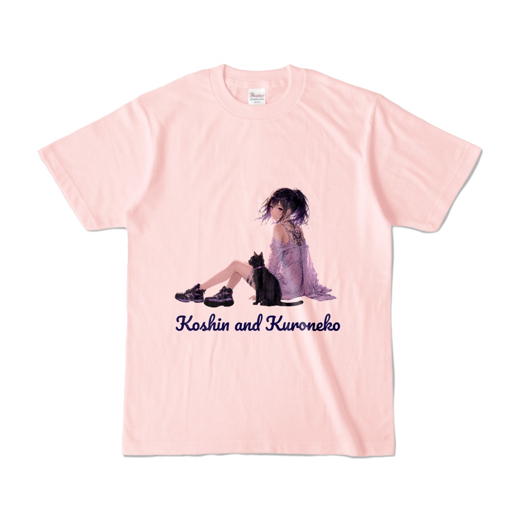 KoshinとKuroneko 未来編カラーTシャツ   Koshin and Kuroneko: Future Edition Color T-Shirt