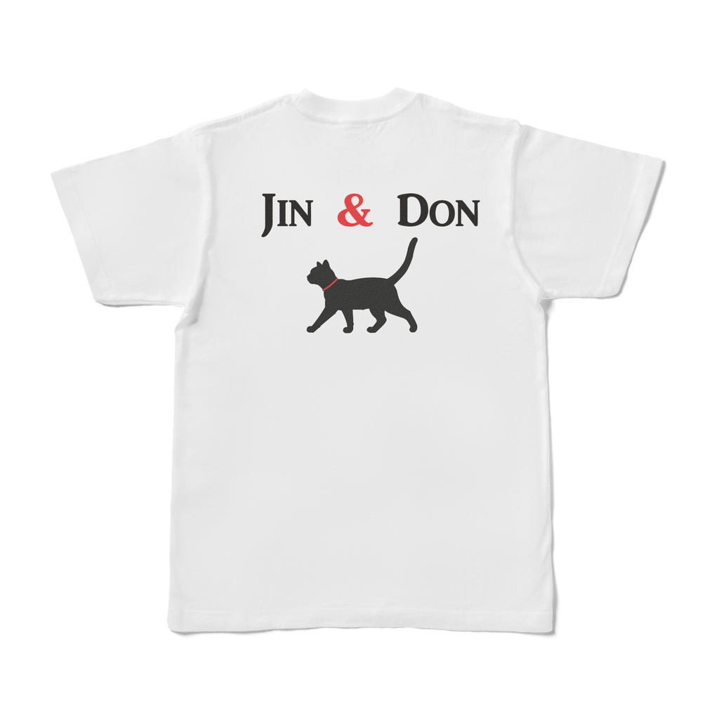 Koshin and Kuroneko 未来編 ブランドロゴ入りTシャツ Koshin and Kuroneko: Future Edition T-Shirt with Brand Logo