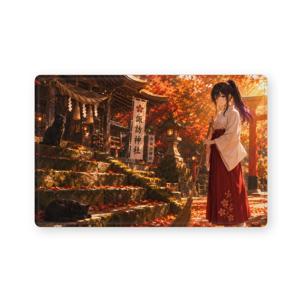 Koshin and Kuronekoアルバイト編レザー製名刺入れ　Part-Time Job Edition: Leather Business Card Holder