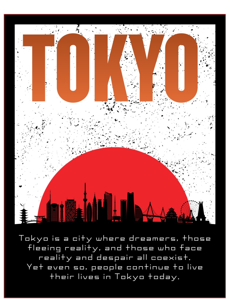 Jin&Don日本のリアルな都市紹介Tシャツ東京編 T-Shirts Featuring Real-Life Japanese Cities: Tokyo Edition