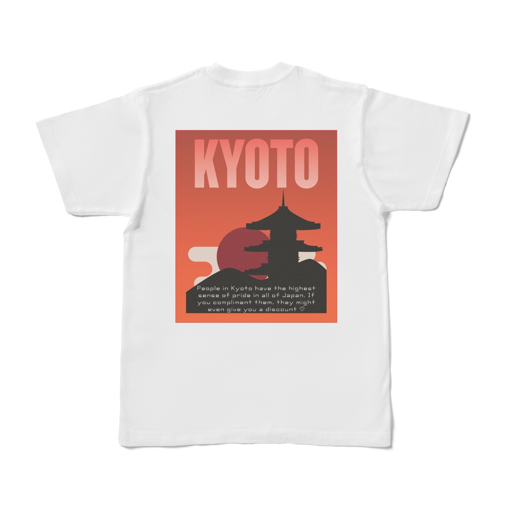 Jin&Don日本のリアルな都市紹介Tシャツ京都編 T-Shirts Featuring Real-Life Japanese Cities: Kyoto Edition