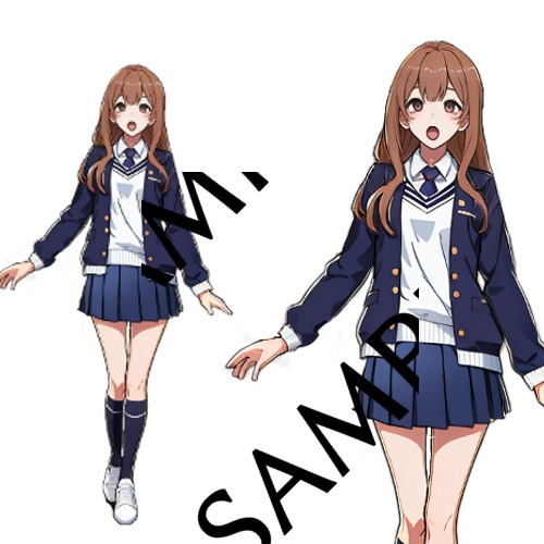 IRIAM 立ち絵 素材 差分なし【生成AI】