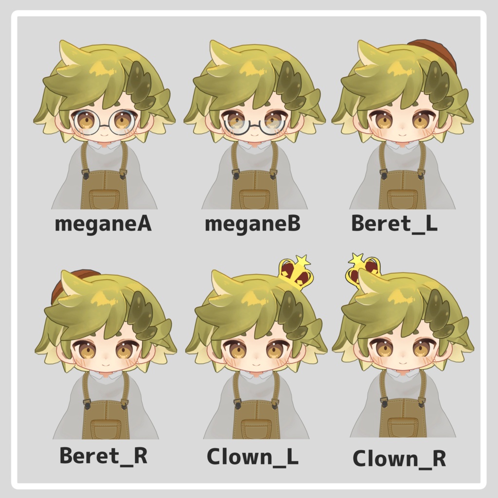 【無料】眼鏡とか色々【全アバター対応】