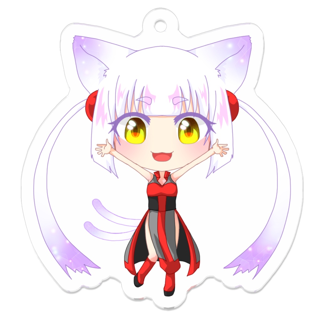 猫又ちゃんアクキー