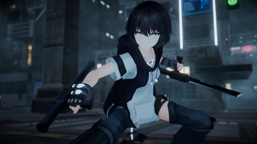 【オリジナル3Dモデル】トンファーブレード 『 MIMIC 』