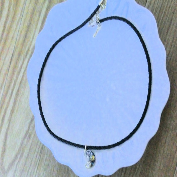 月と歯車のヴィンテージスワロフスキー チョーカー クリスタル No、3