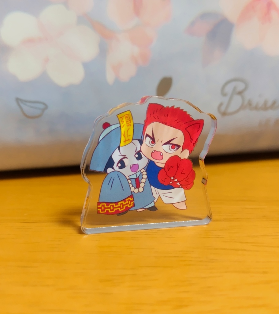 洋花ハロウィンアクリルブロック