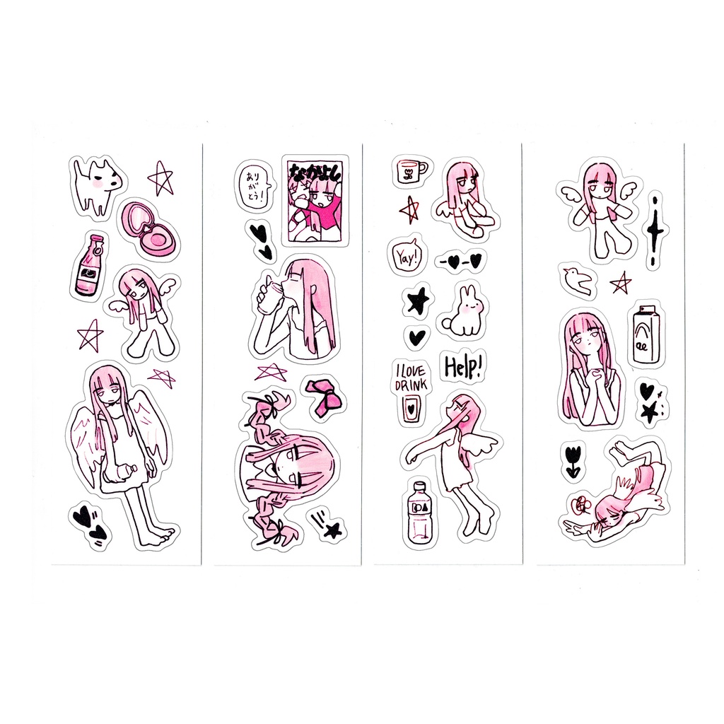 キラキラシール & カード セット