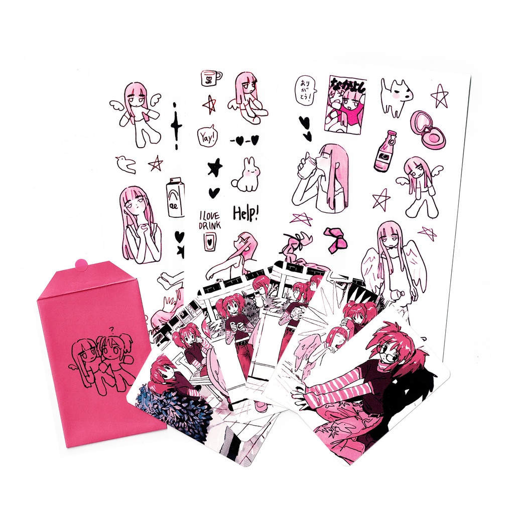 キラキラシール & カード セット