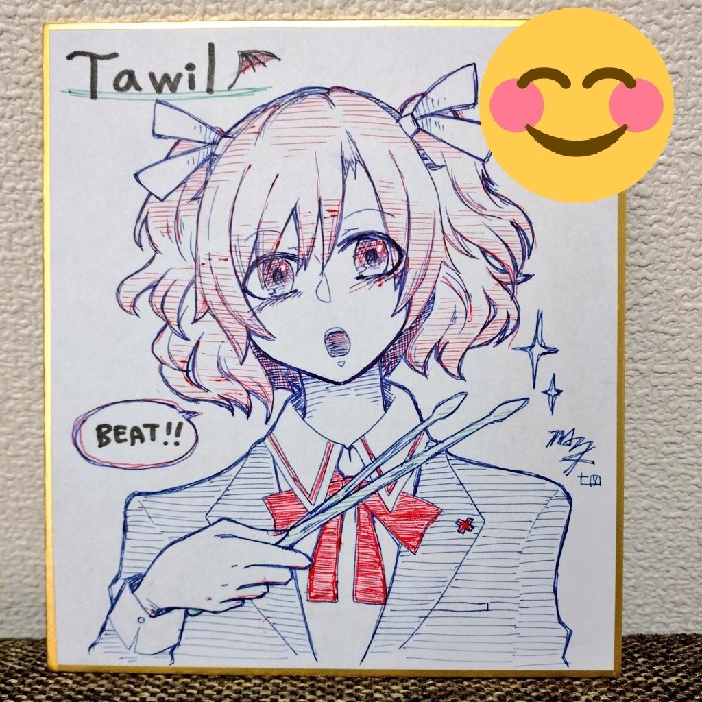 オーダーメイドミニ色紙(アナログ)