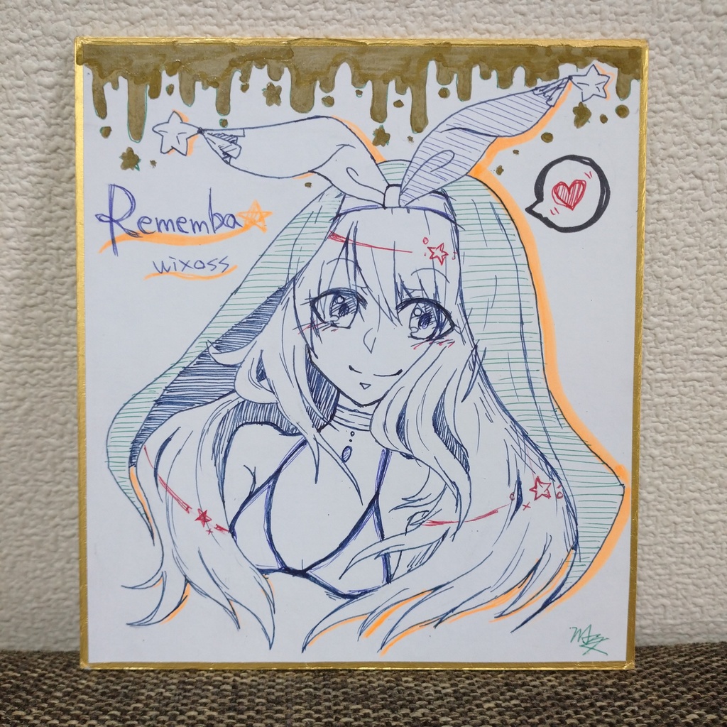 オーダーメイドミニ色紙(アナログ)