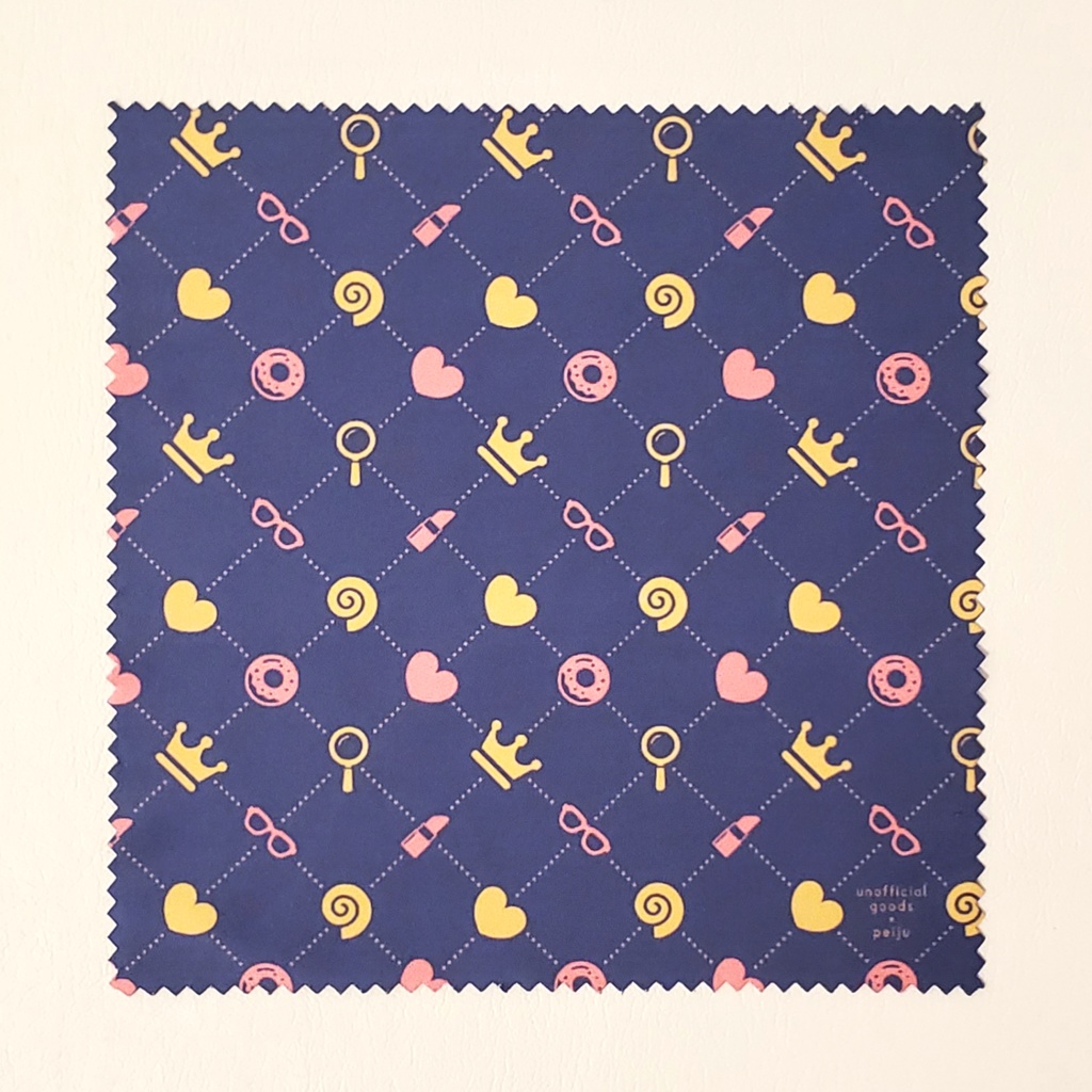 七行メガネ拭き