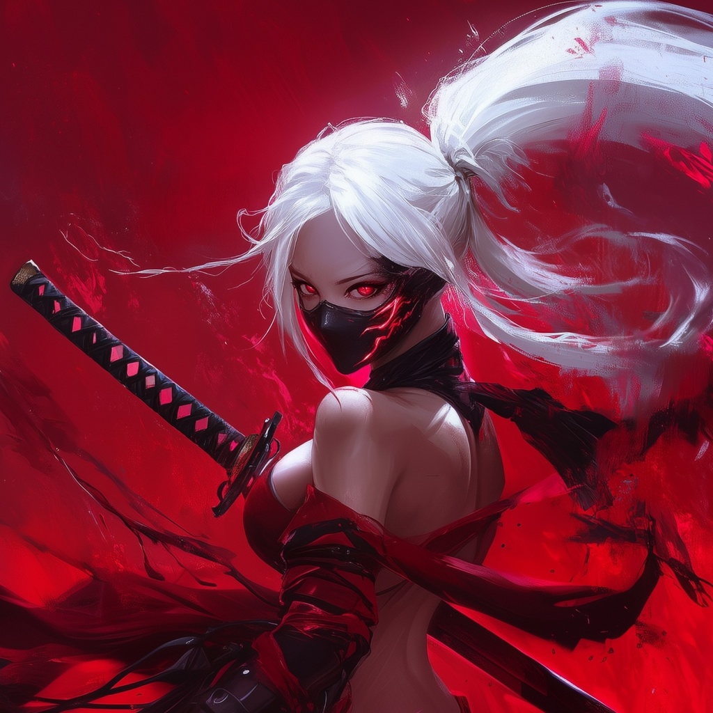 紅蓮 Guren Original Art Illustration