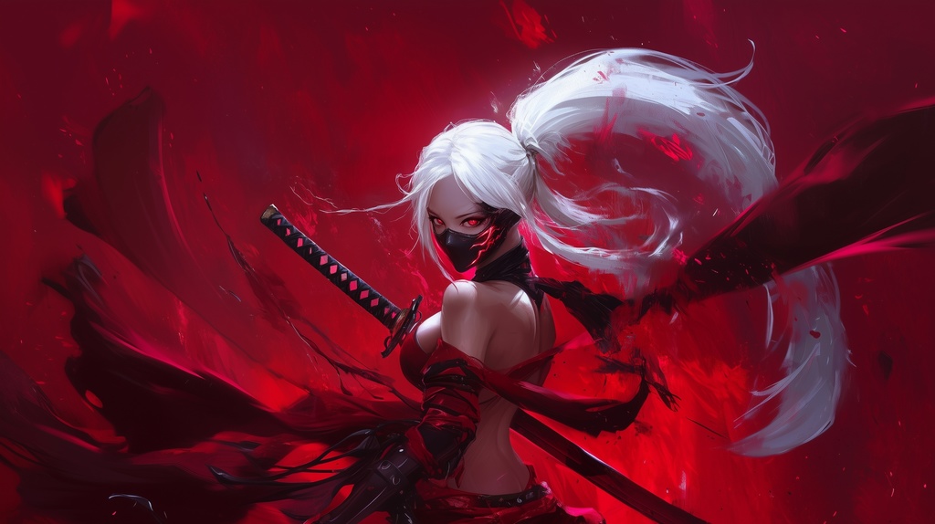 紅蓮 Guren Original Art Illustration