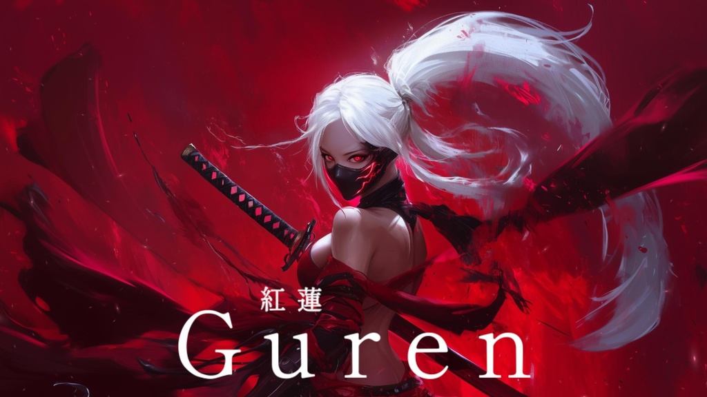 紅蓮 Guren Original Art Illustration