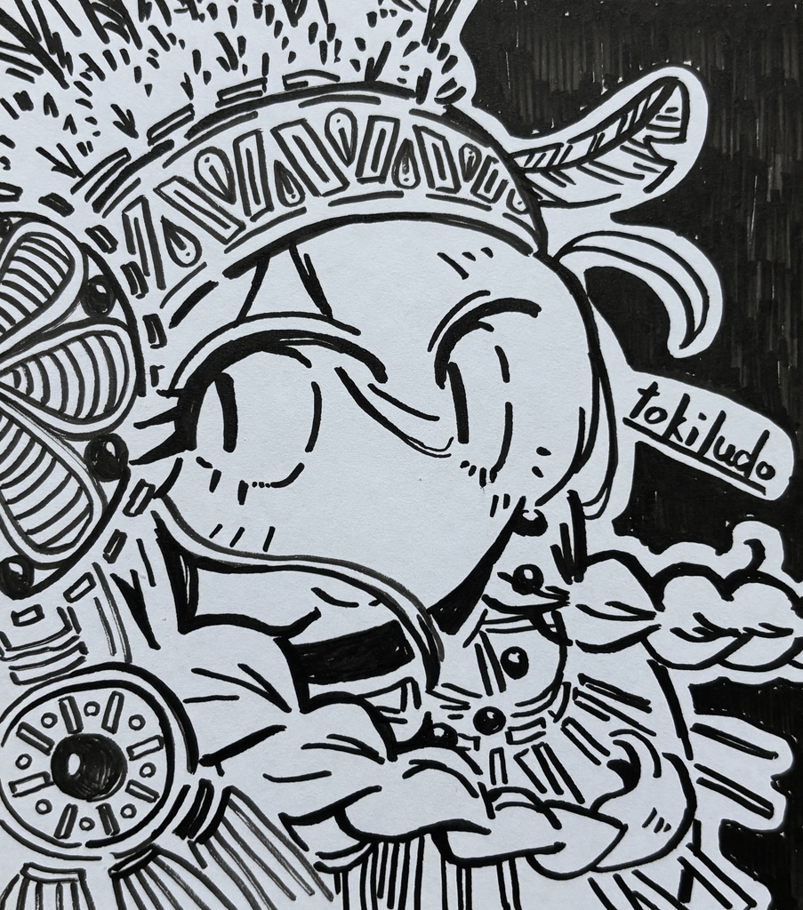 イラストミニ色紙