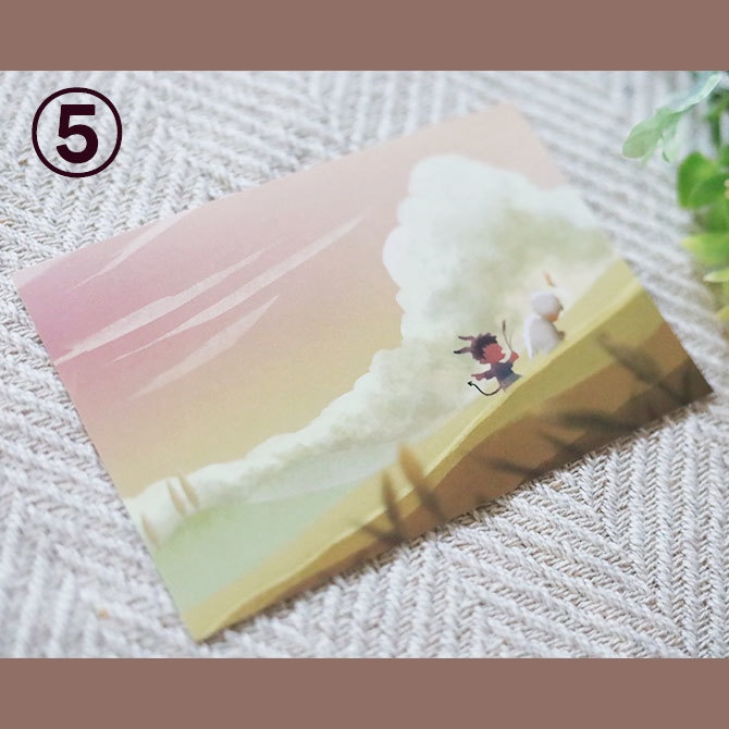 【創作】ポストカード【終わった世界の旅】