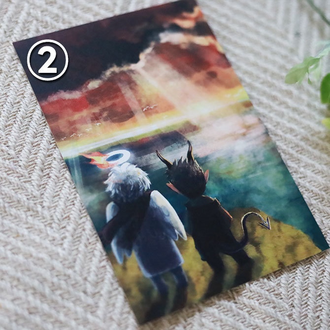 【創作】ポストカード【終わった世界の旅】