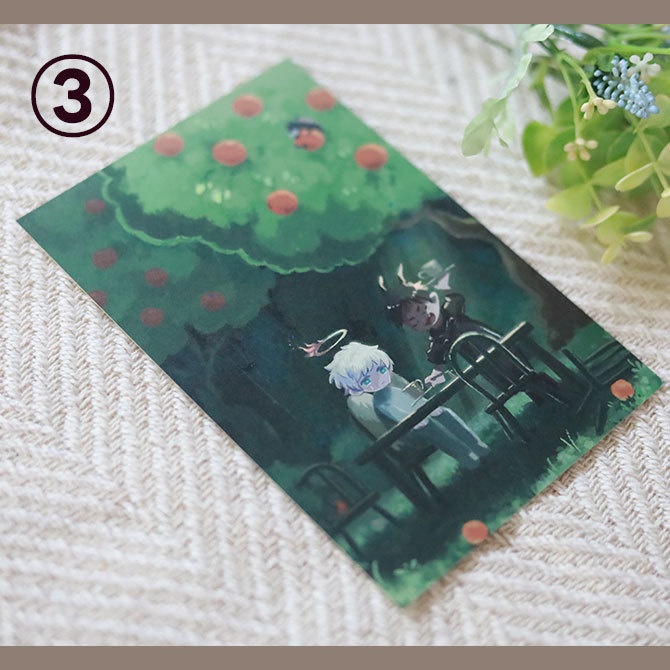 【創作】ポストカード【終わった世界の旅】