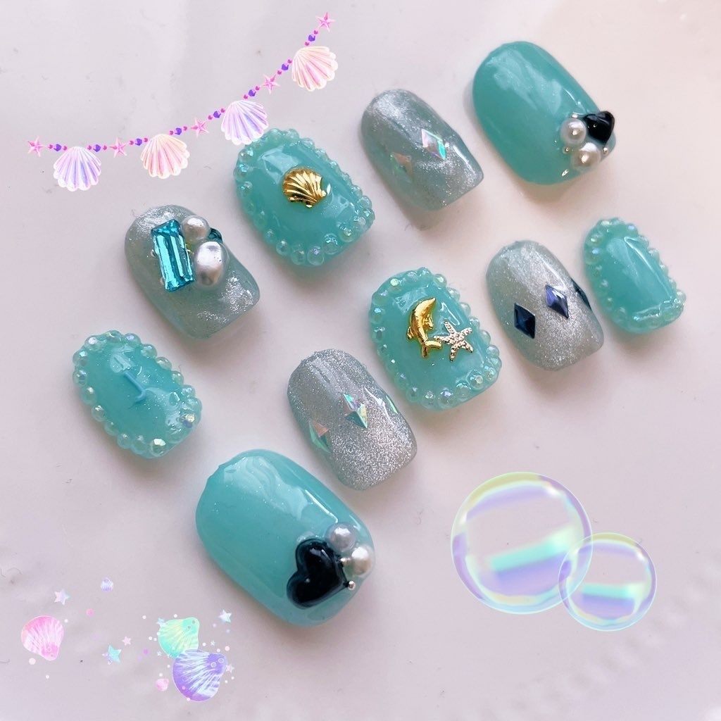 ツイステ 量産型 ｼﾞｪｲﾄﾞｲﾒｰｼﾞネイル Universe Nail Booth