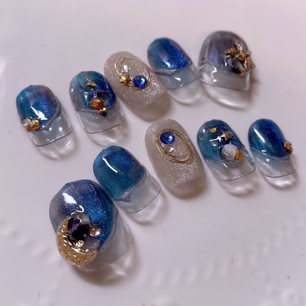 ﾂｲｽﾃ 星に願いをｲﾒｰｼﾞﾈｲﾙ Universe Nail Booth