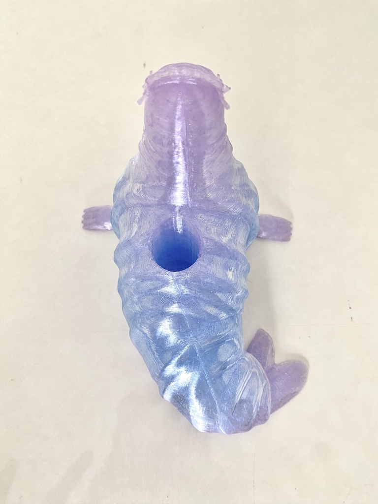 ヘッドドレスをつけたセイウチのマルチスタンド|3Dプリントデータ(STL)