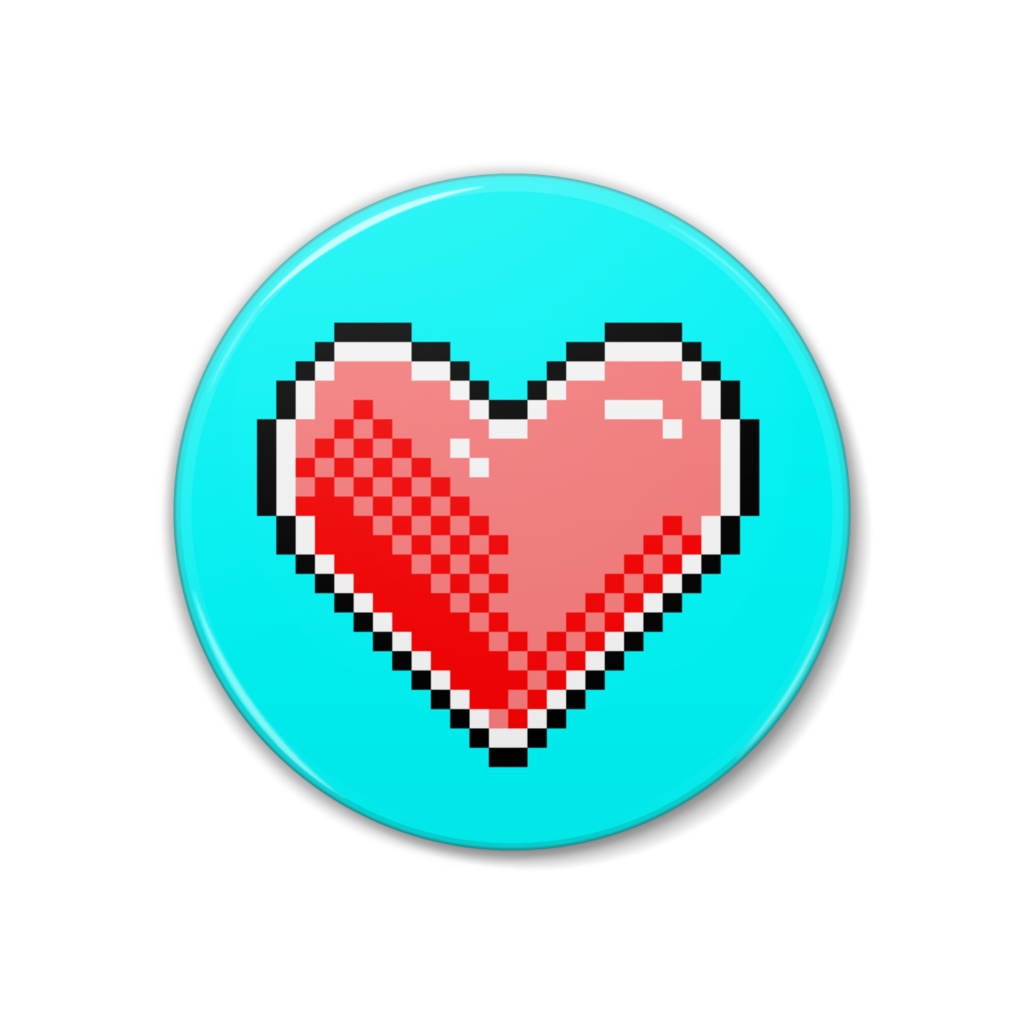 残りHP表示缶バッジ