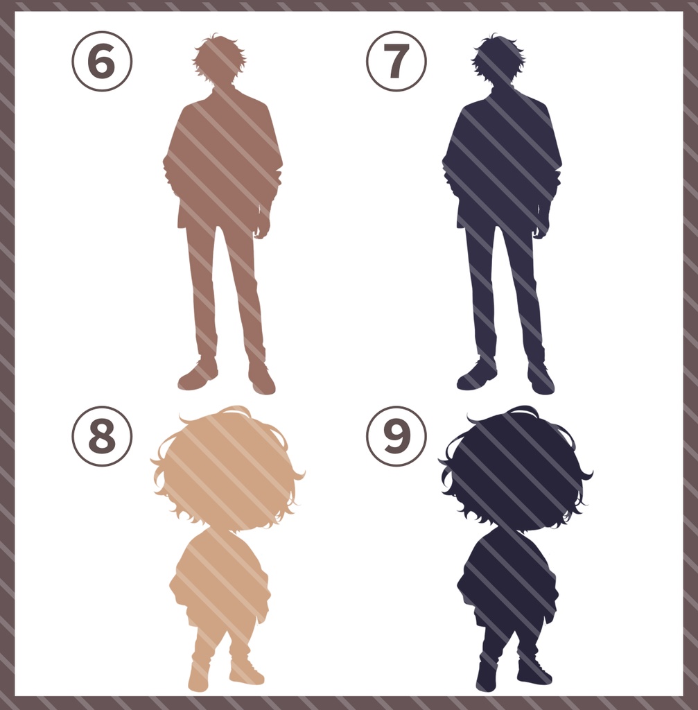 【完売】おしゃれなお兄さん IRIAM立ち絵・SDデビュー完全9点セット