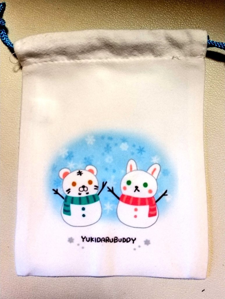 雪だるまバディ巾着