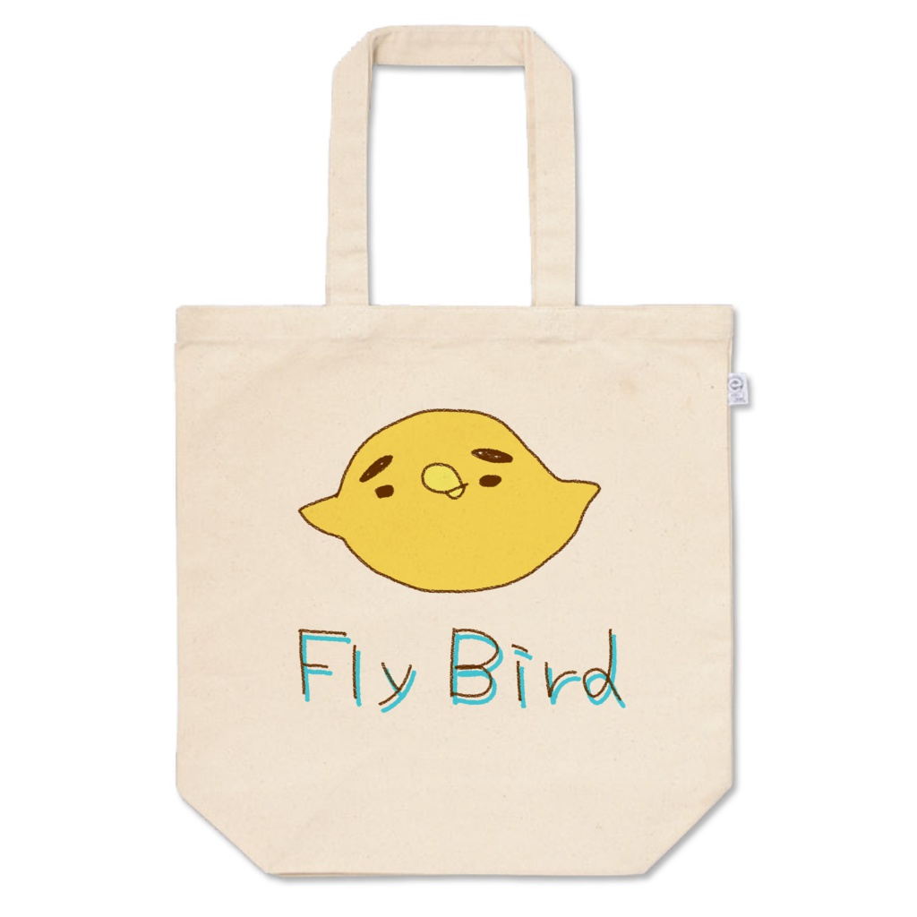 まゆげとりFly Bird トートバッグ