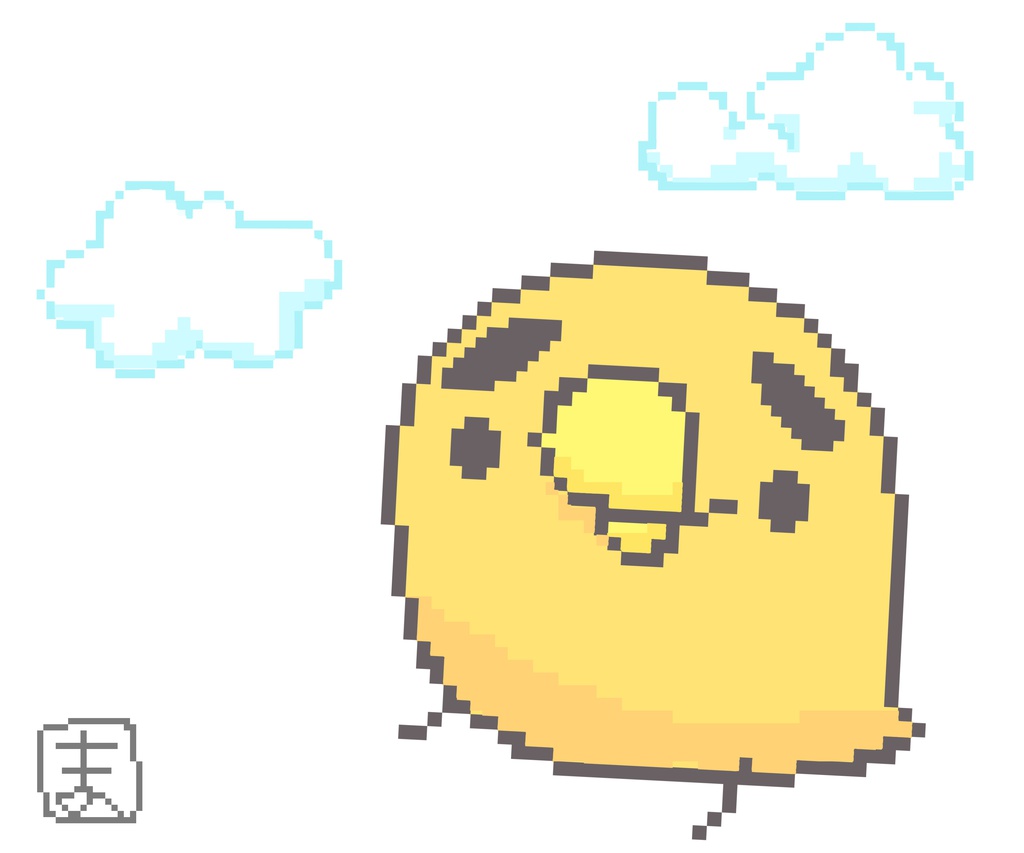 まゆげとりdotトートバッグ