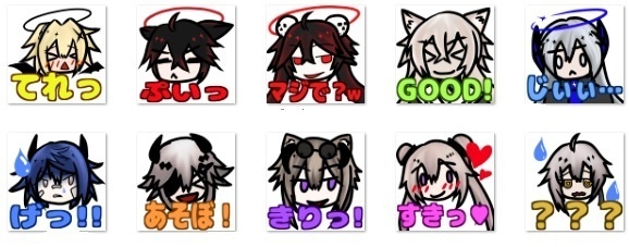 SASIKIZUアバターBOOP用イラスト