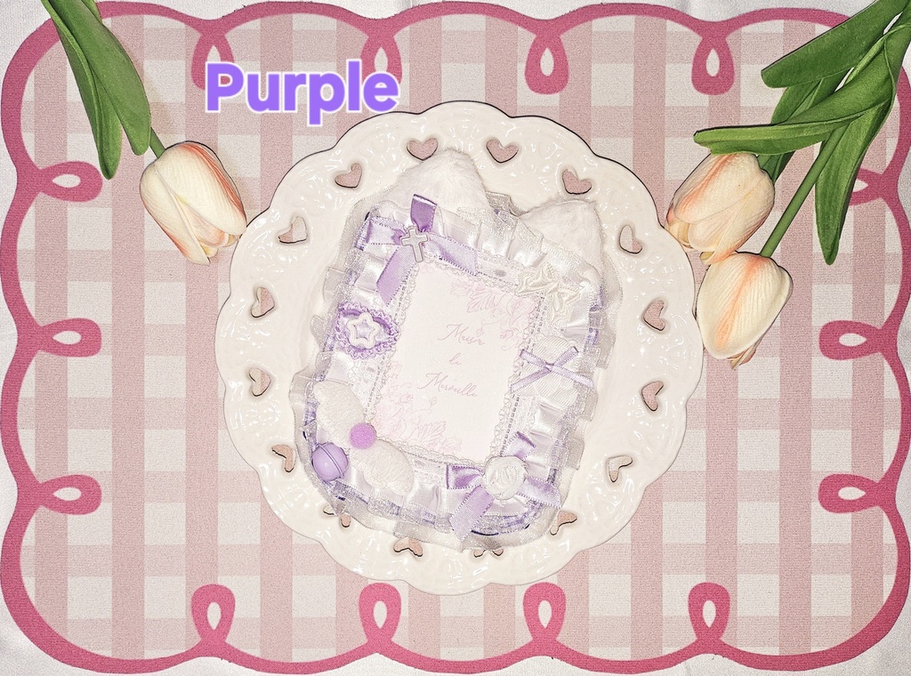 【B8サイズ】アンジュ・ミネット🐈トレカデコケース