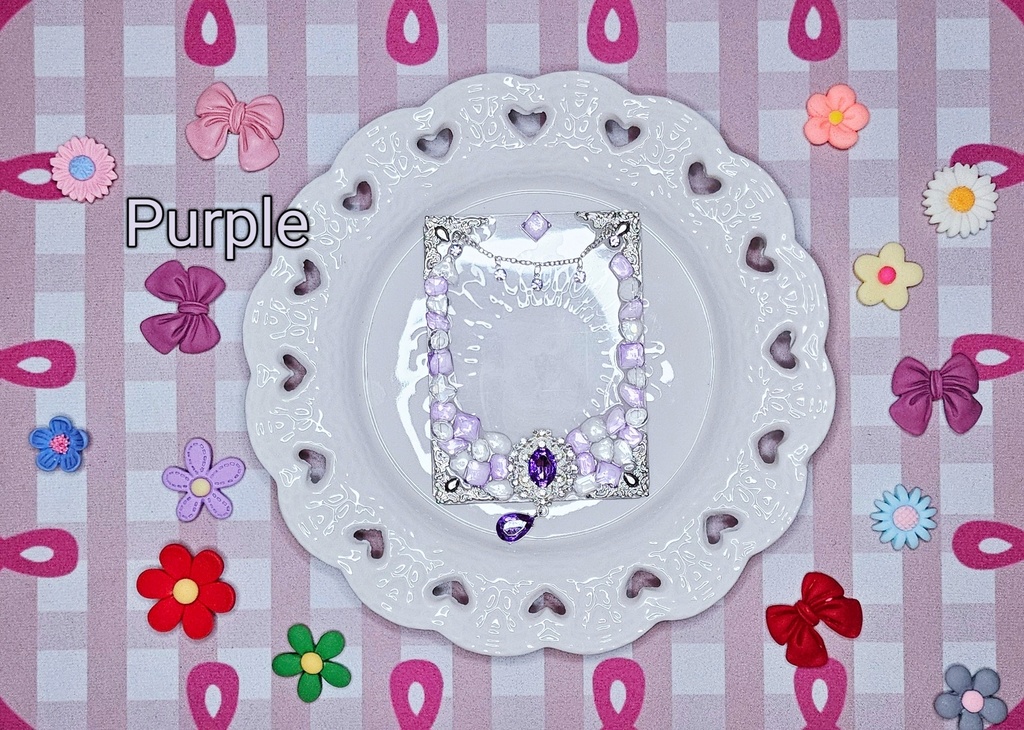 【B8サイズ】ジュエルブーケ🎀トレカデコケース